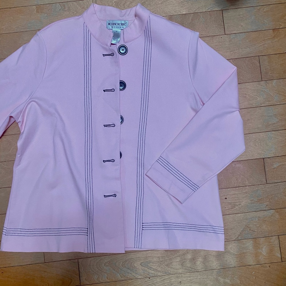 Brownstone Studio Plus-Size Pink Women’s Jacket.